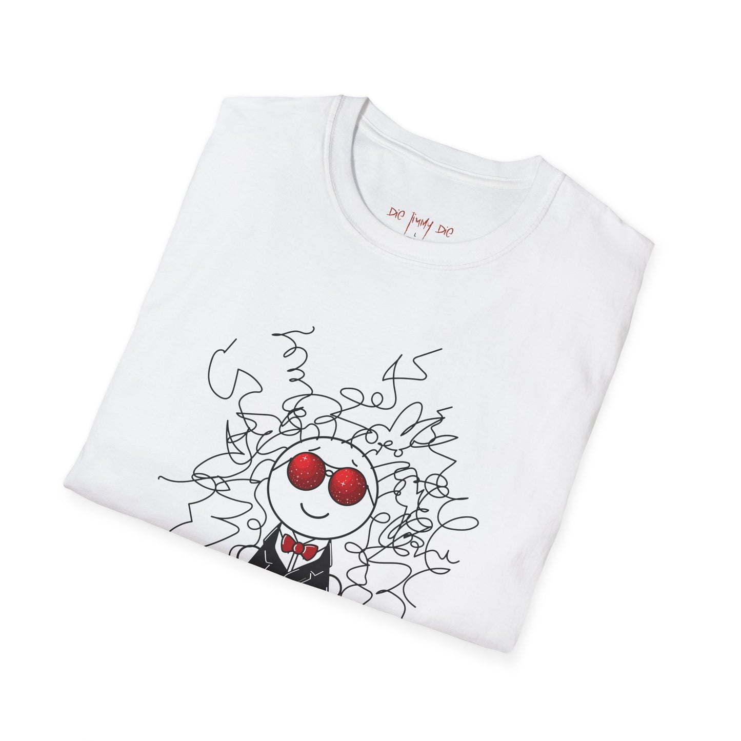 Die Jimmy Die - Space Jimmy - Gildan 64000 Unisex T-Shirt - White edition