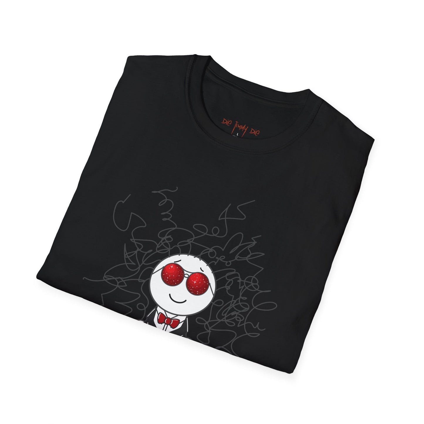 Die Jimmy Die - Space Jimmy - Gildan 64000 Unisex T-Shirt - Black edition (lighter)