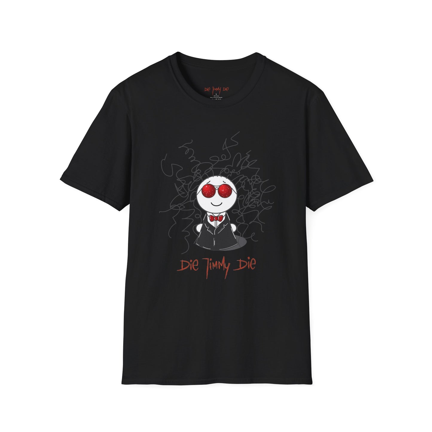 Die Jimmy Die - Space Jimmy - Gildan 64000 Unisex T-Shirt - Black edition (lighter)