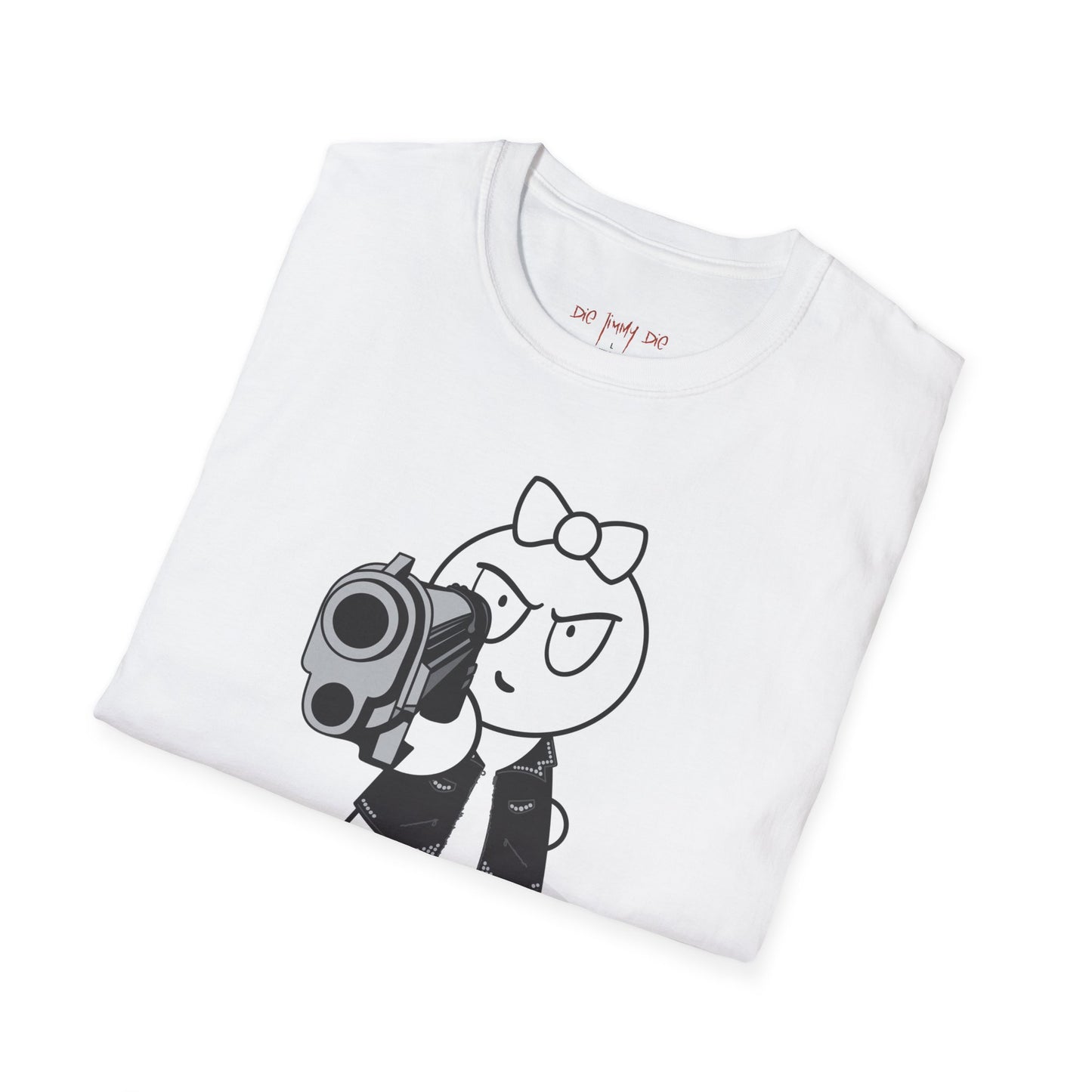 Badass Frankie - Gildan 64000 Unisex T-Shirt - DIE JIMMY DIE