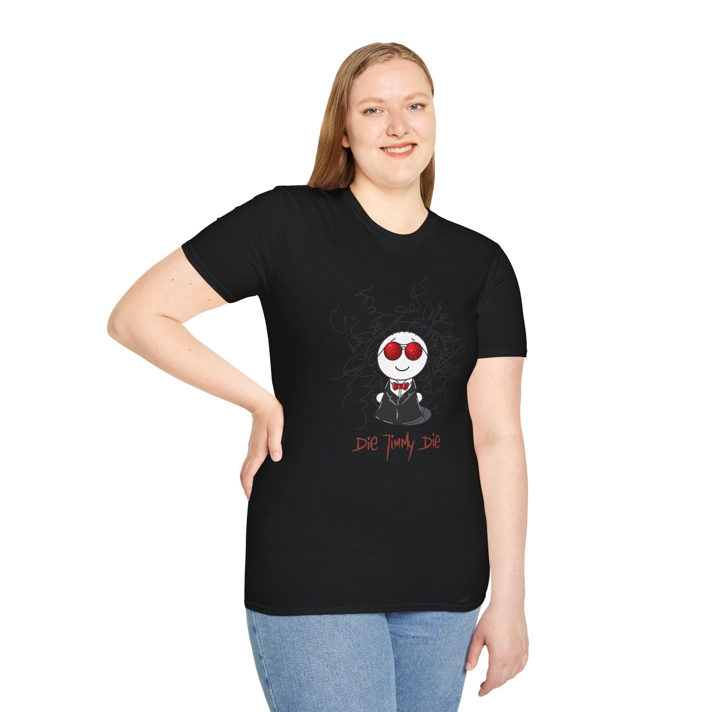 Copy of Die Jimmy Die - Space Jimmy - Gildan 64000 Unisex T-Shirt - Black edition