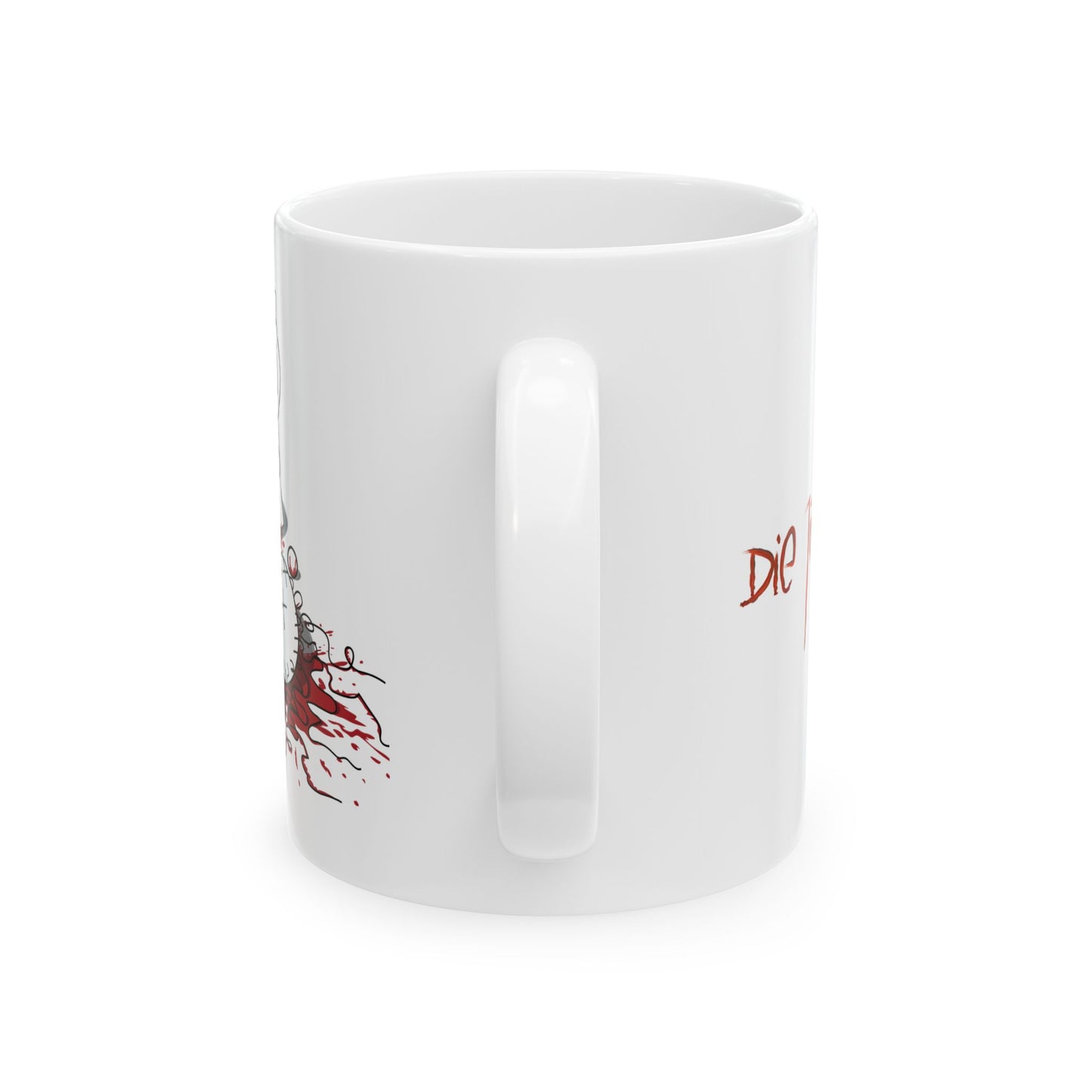 DIE JIMMY DIE - "Your Heart Will Go On" Ceramic Mug | Anti-Valentine’s Dark Humor Drinkware | Immortal Love Saga Artifact