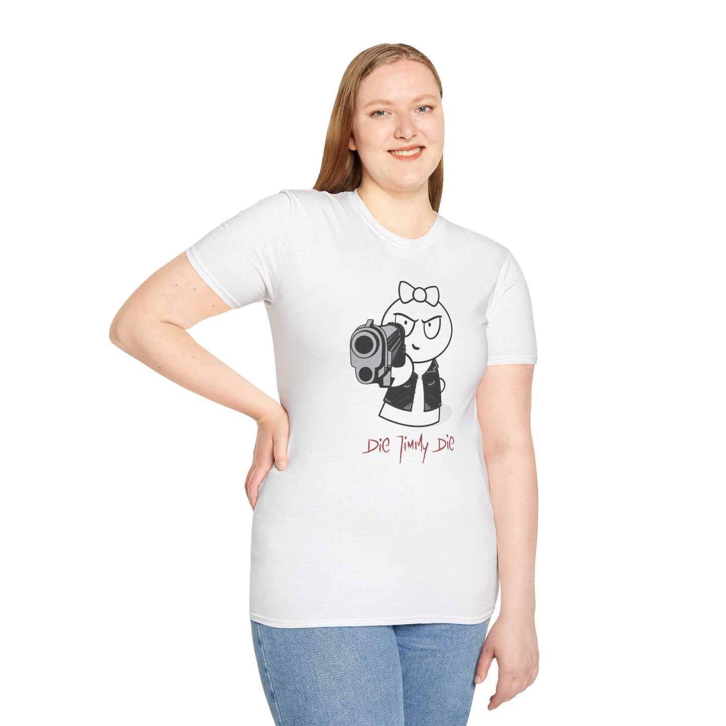 Badass Frankie - Gildan 64000 Unisex T-Shirt - DIE JIMMY DIE