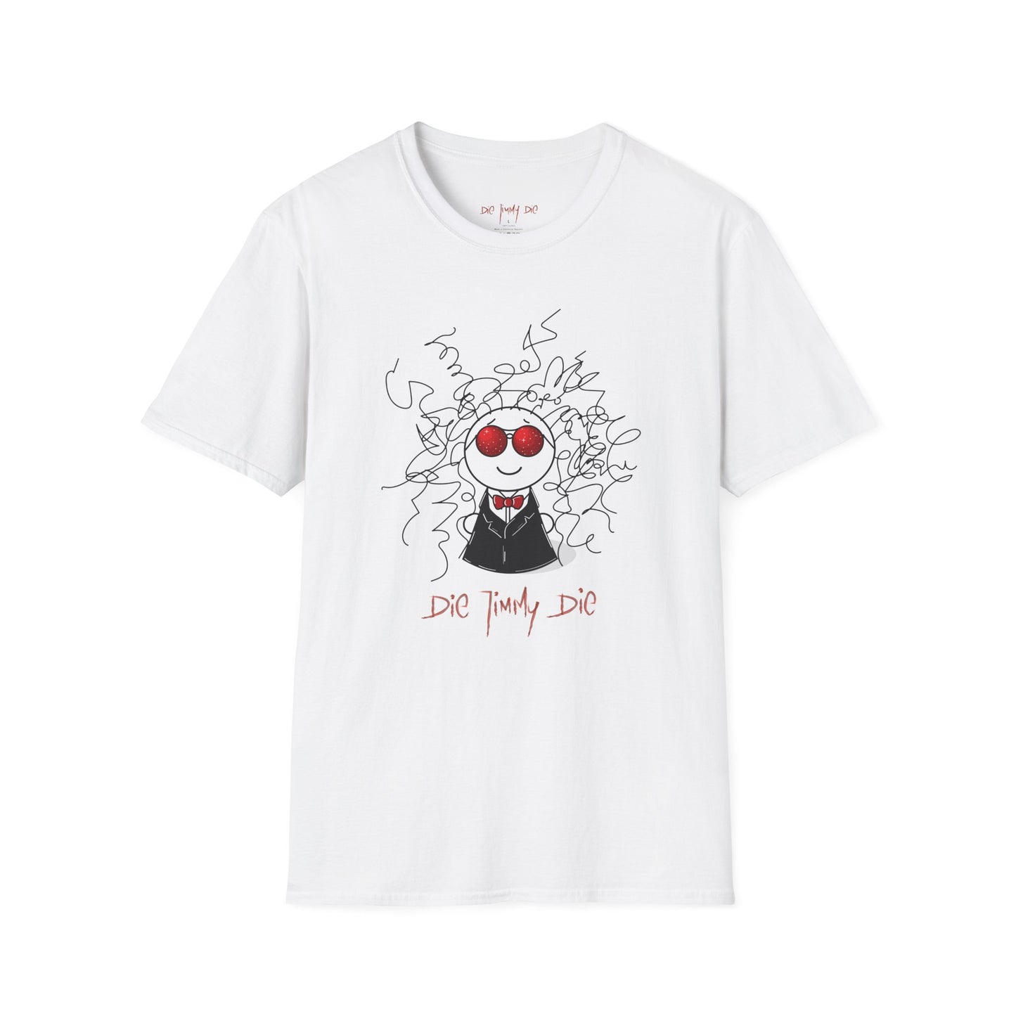 Die Jimmy Die - Space Jimmy - Gildan 64000 Unisex T-Shirt - White edition