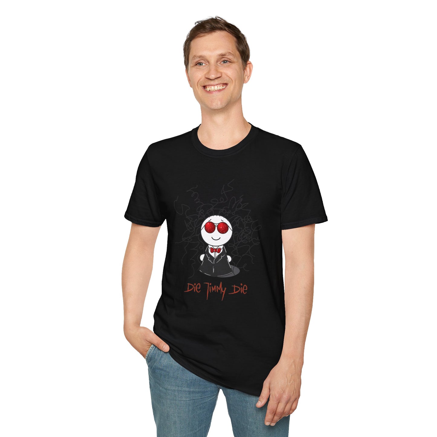 Copy of Die Jimmy Die - Space Jimmy - Gildan 64000 Unisex T-Shirt - Black edition