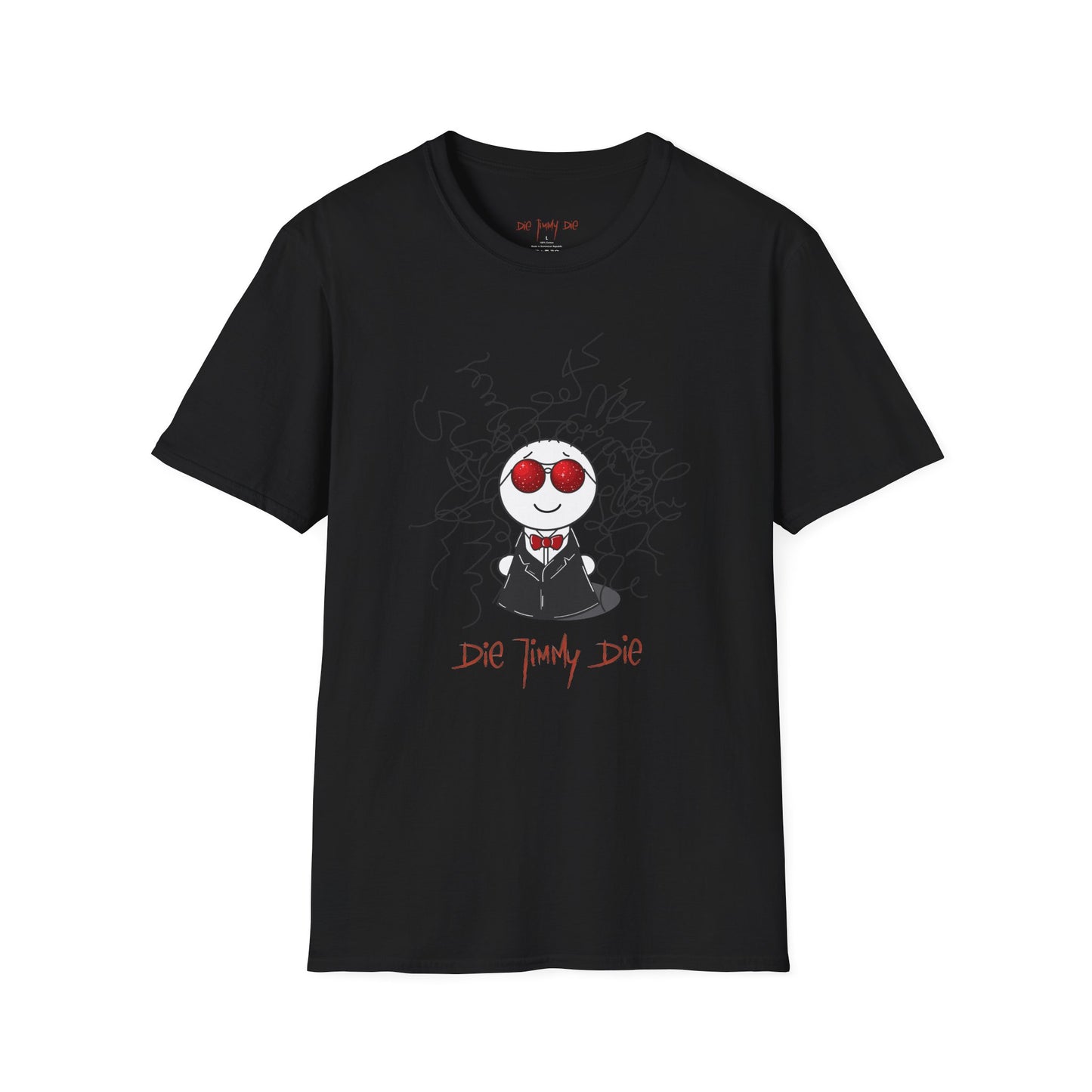 Copy of Die Jimmy Die - Space Jimmy - Gildan 64000 Unisex T-Shirt - Black edition