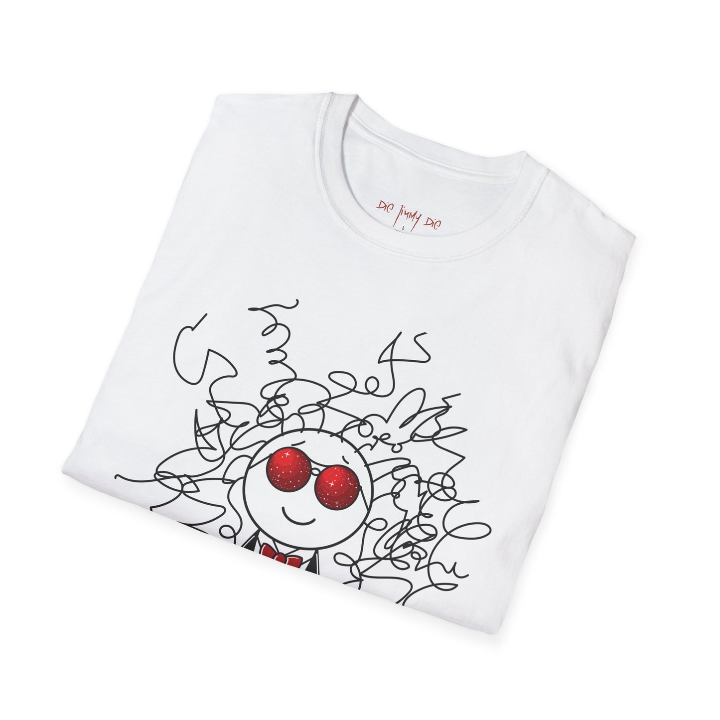 Die Jimmy Die – Space Jimmy | Dreamy Cartoon Character Graphic Tee, Cosmic Humor Art Shirt, Gildan 64000 Unisex Tee