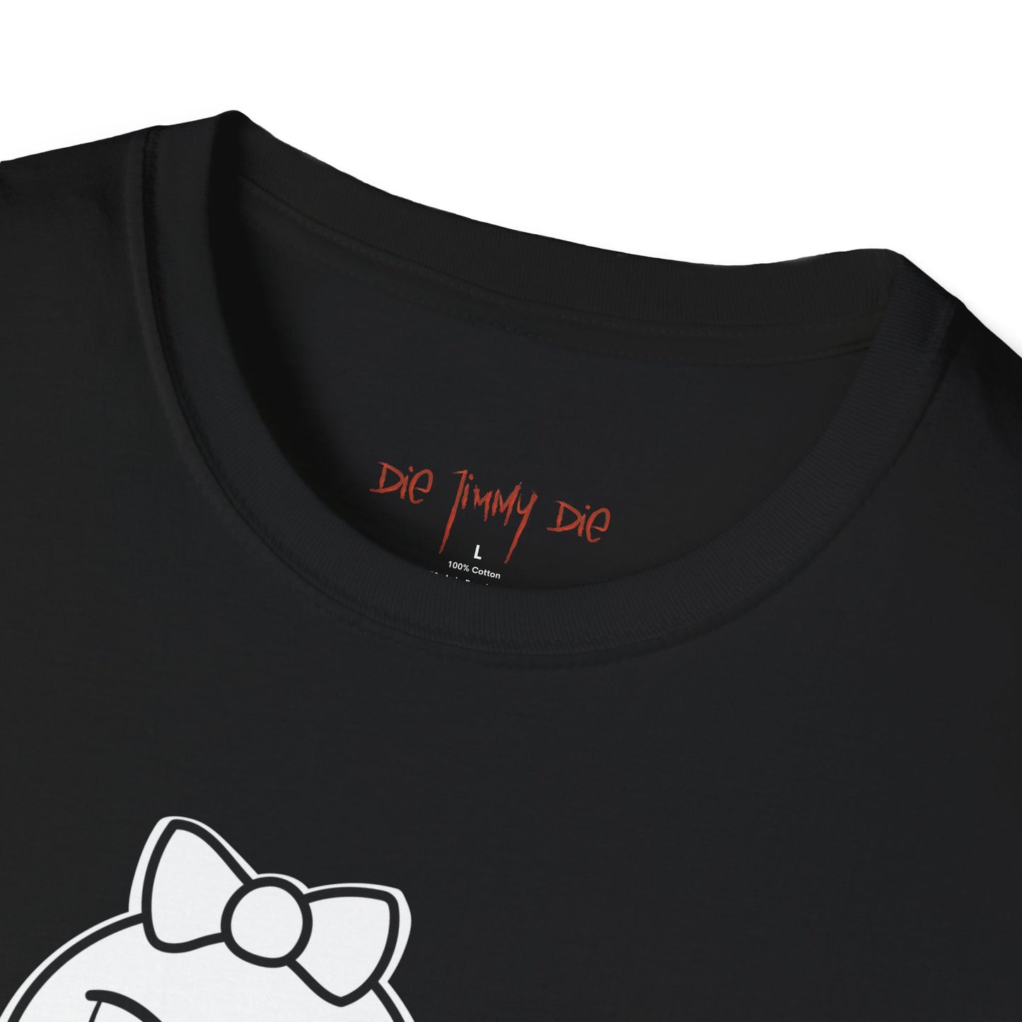 Die Jimmy Die – Frankie Minigun T-Shirt | Dark Humor Comic Graphic Tee, Viral Collector Art Shirt, Gildan 64000 Unisex Tee