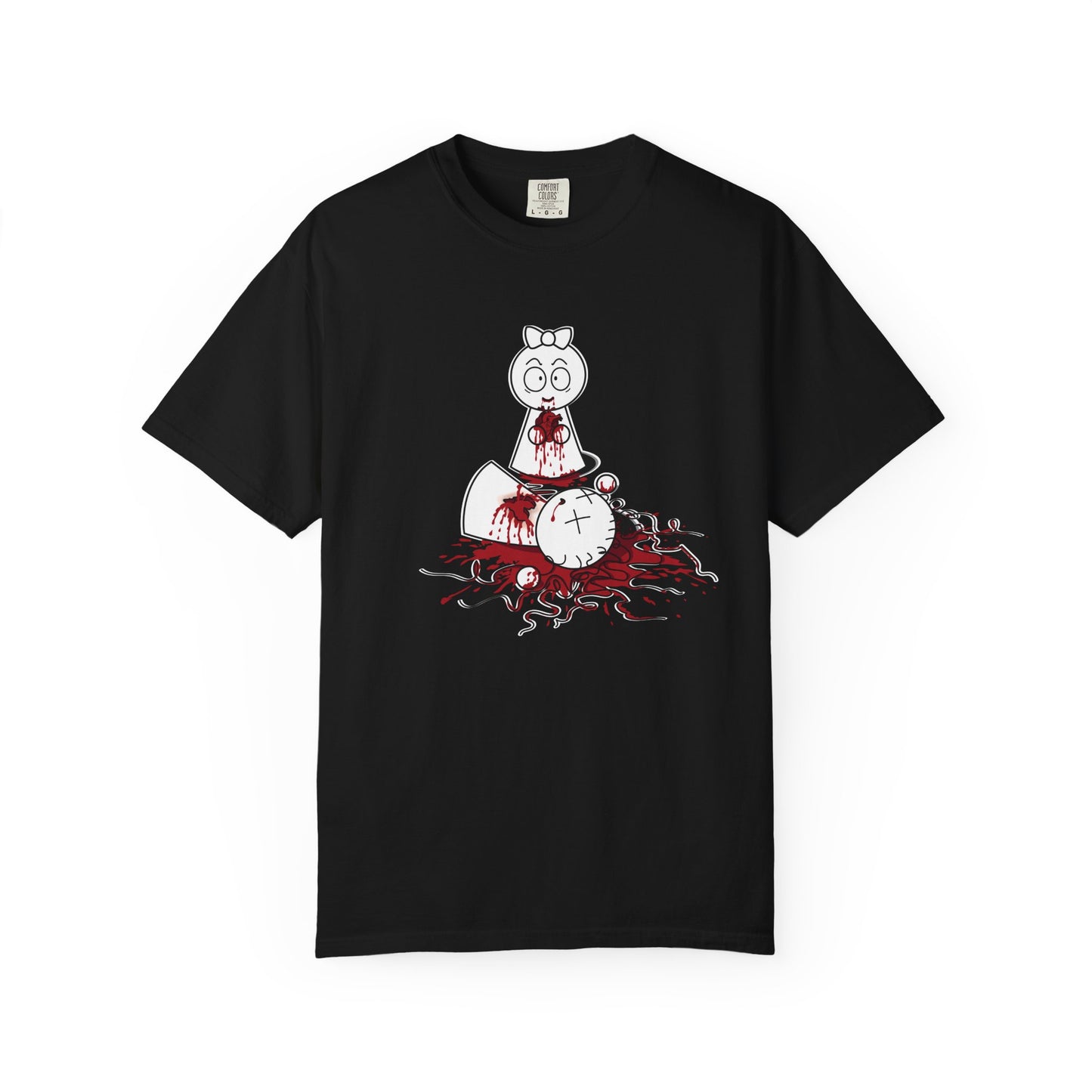 DIE JIMMY DIE - "Your Heart Will Go On" Premium Artifact Comfort Colors® 1717 Tee | Anti-Valentine’s Dark Humor Alt-Goth Apparel | S–4XL