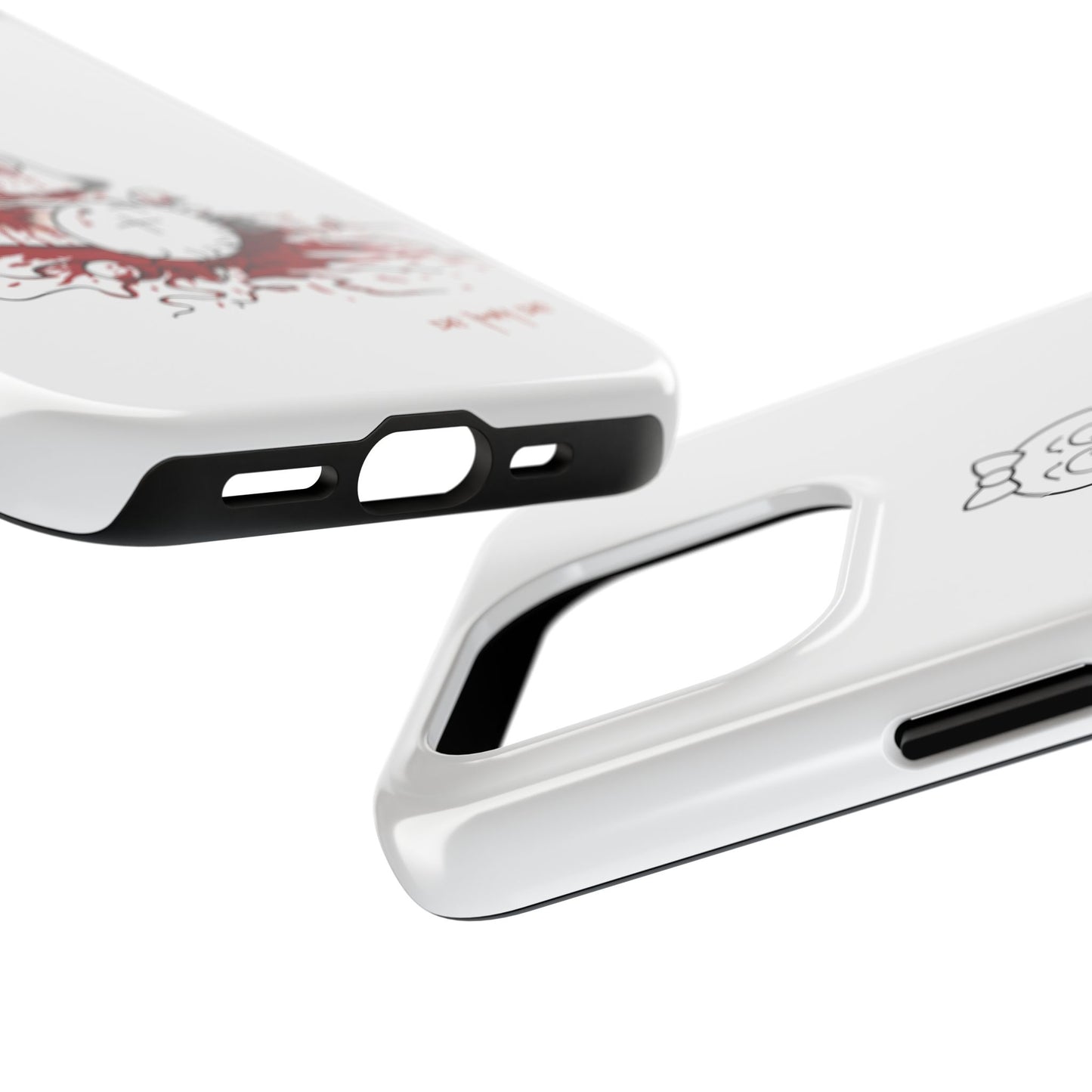 DIE JIMMY DIE - "Your Heart Will Go On" Hard Phone Case | Anti-Valentine’s Dark Humor Artifact | Tough Goth Tech Accessory