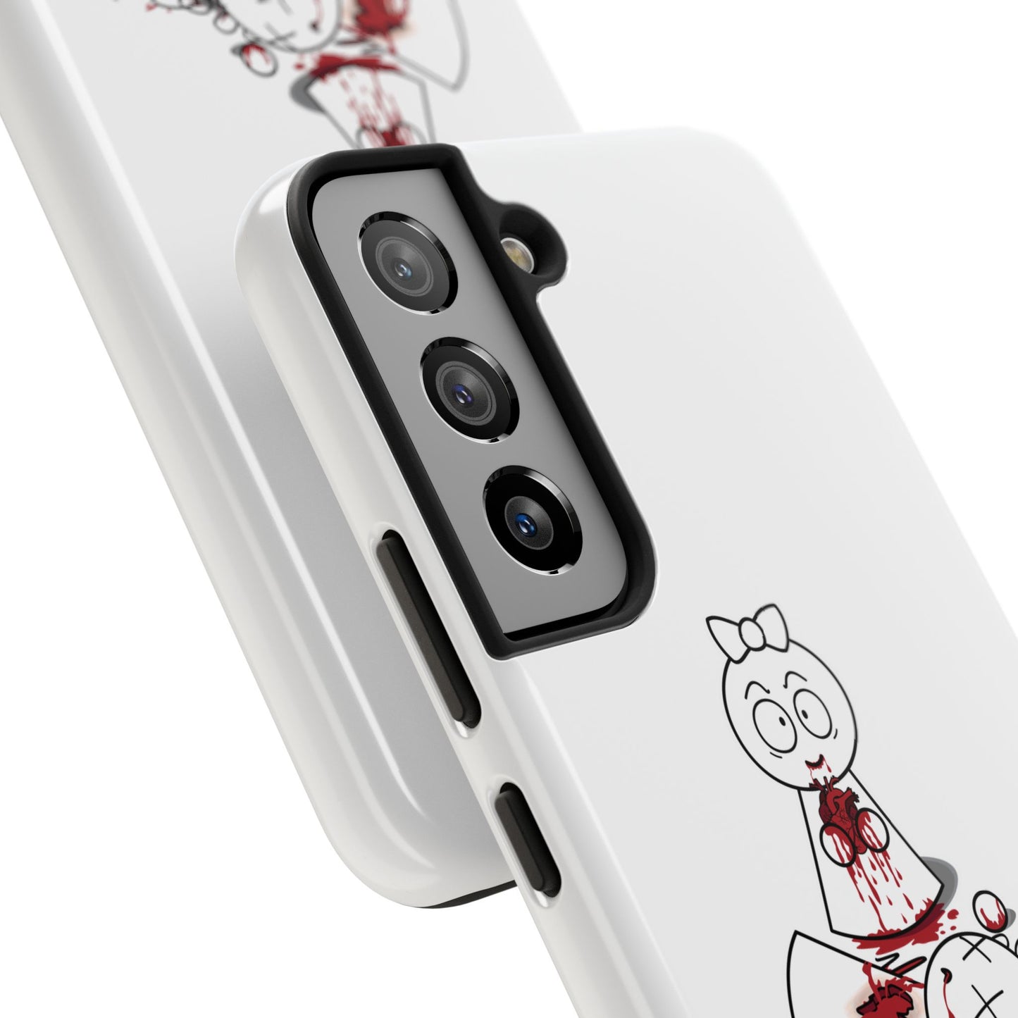 DIE JIMMY DIE - "Your Heart Will Go On" Hard Phone Case | Anti-Valentine’s Dark Humor Artifact | Tough Goth Tech Accessory