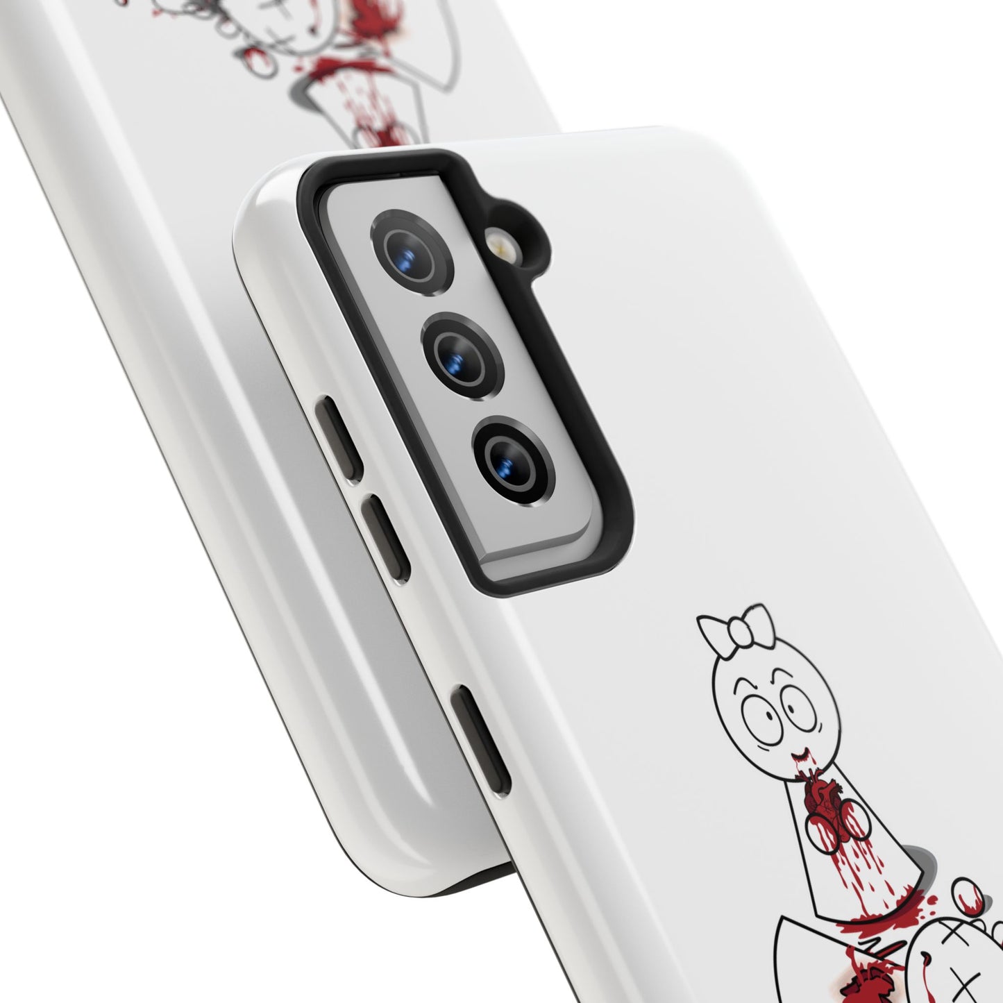 DIE JIMMY DIE - "Your Heart Will Go On" Hard Phone Case | Anti-Valentine’s Dark Humor Artifact | Tough Goth Tech Accessory