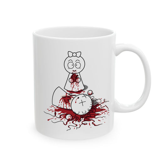 DIE JIMMY DIE - "Your Heart Will Go On" Ceramic Mug | Anti-Valentine’s Dark Humor Drinkware | Immortal Love Saga Artifact
