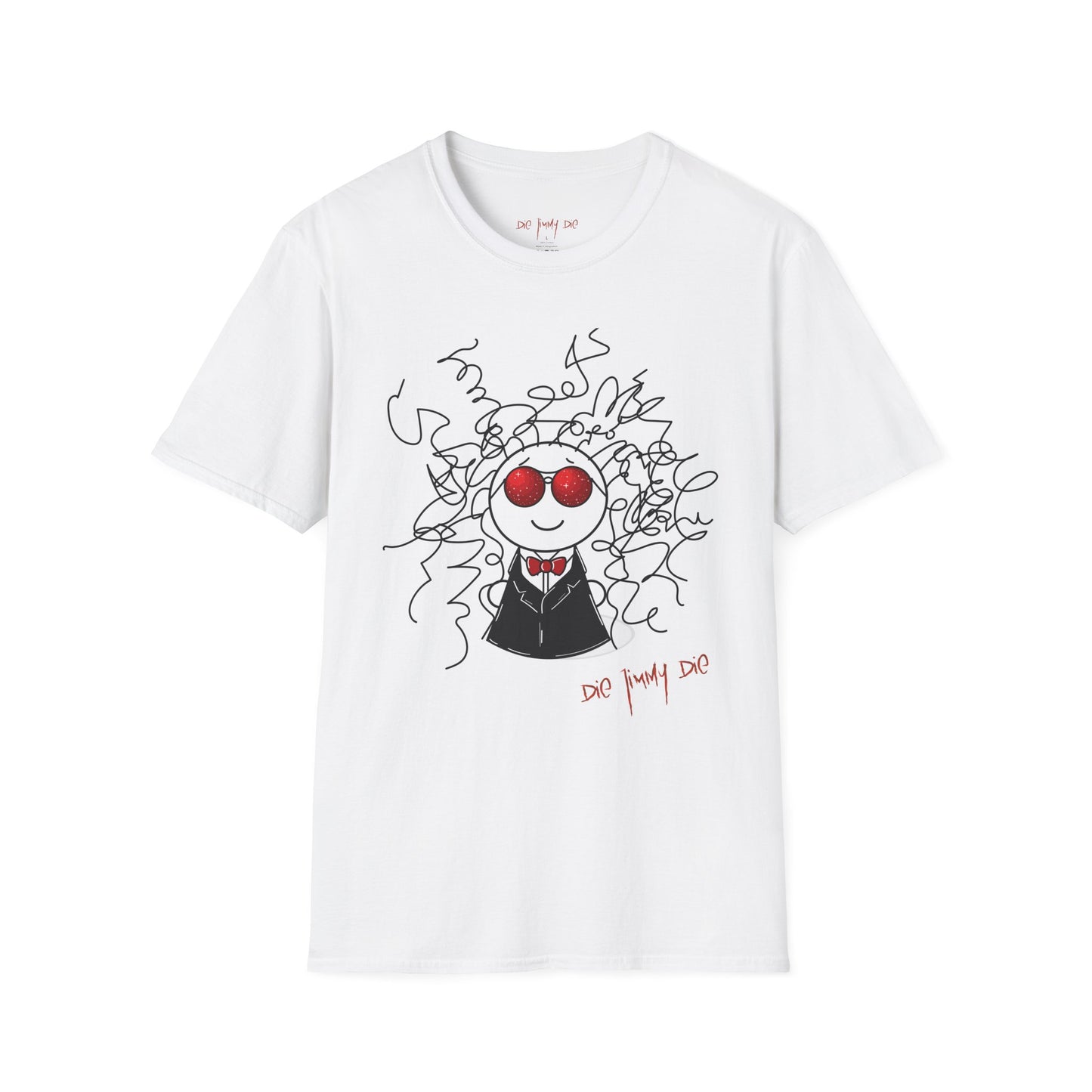 Die Jimmy Die – Space Jimmy | Dreamy Cartoon Character Graphic Tee, Cosmic Humor Art Shirt, Gildan 64000 Unisex Tee