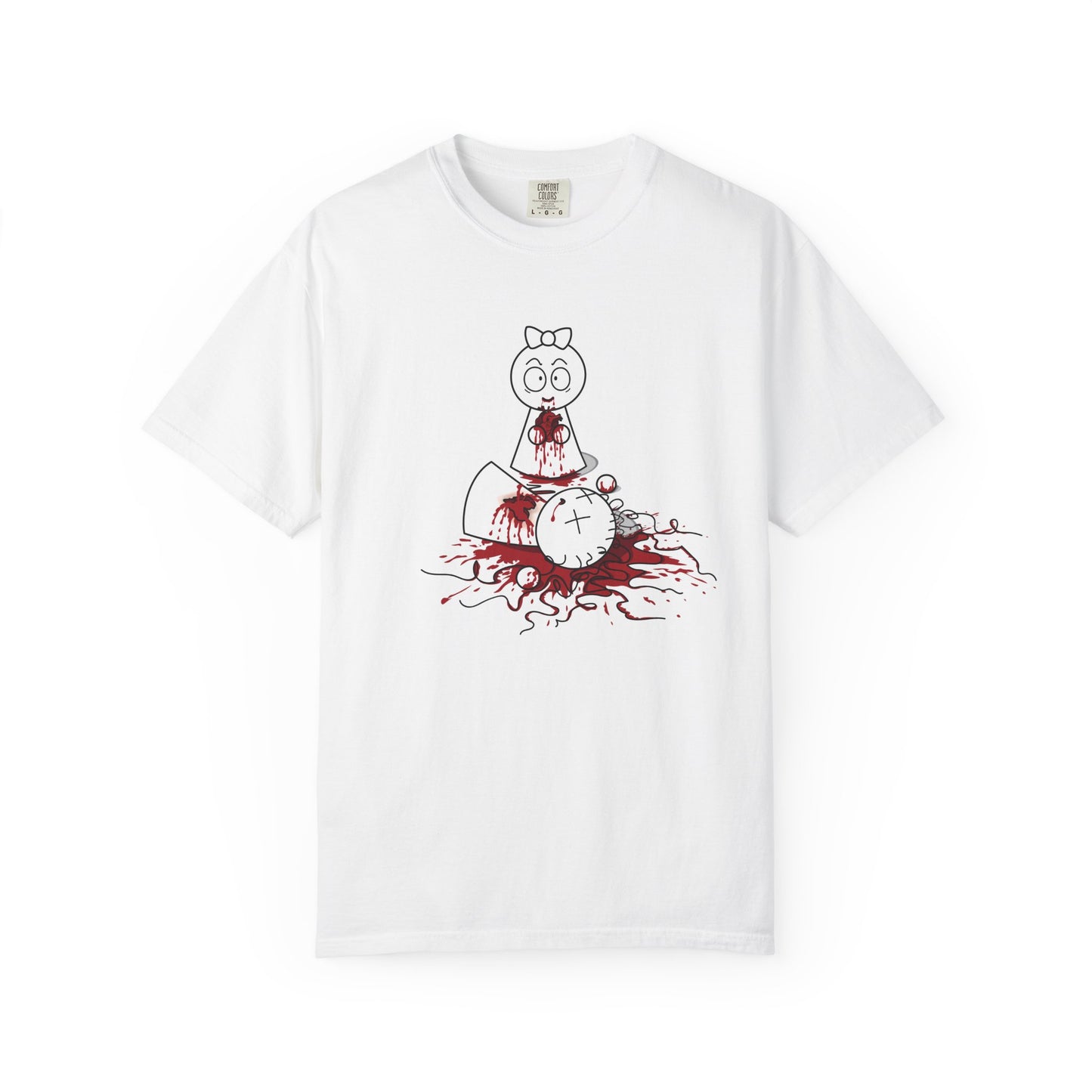 DIE JIMMY DIE - "Your Heart Will Go On" Premium Artifact Comfort Colors® 1717 Tee | Anti-Valentine’s Dark Humor Alt-Goth Apparel | S–4XL